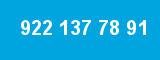 922 137 78 91 922 137 78 91